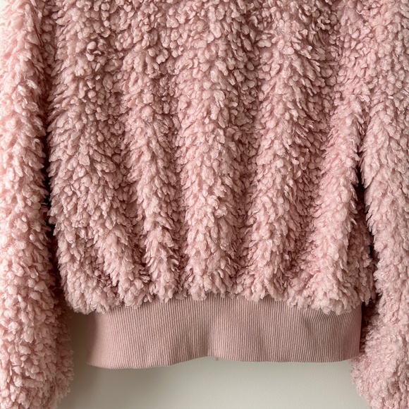 Love Chemiztry Pink Sherpa Faux Fur Fuzzy Teddy Jacket - Picture 11 of 16